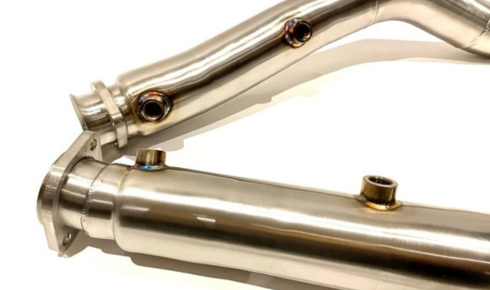 audi rs6 c8 downpipes catless and catted