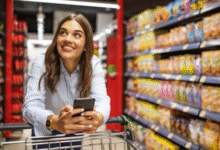 shopping groceries