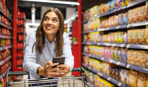 shopping groceries