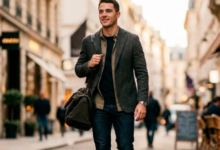 black shirt for men