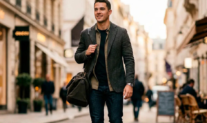 black shirt for men