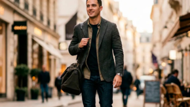 black shirt for men